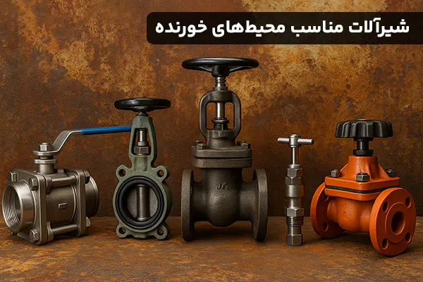 راهنمای انتخاب شیرآلات برای محیط های خورنده