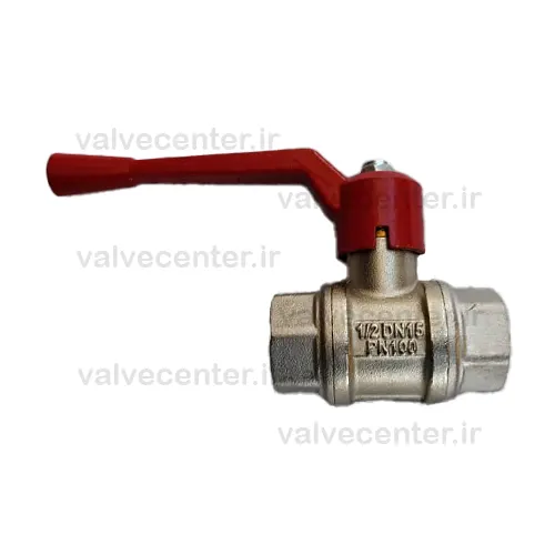 شیر توپی برنجی با فشار کاری pn50 و pn100