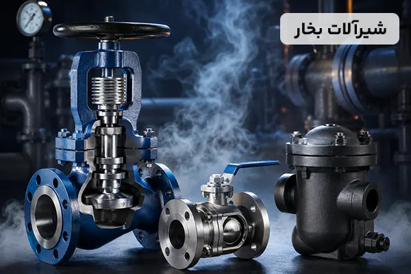 معرفی شیرآلات بخار و انواع آن